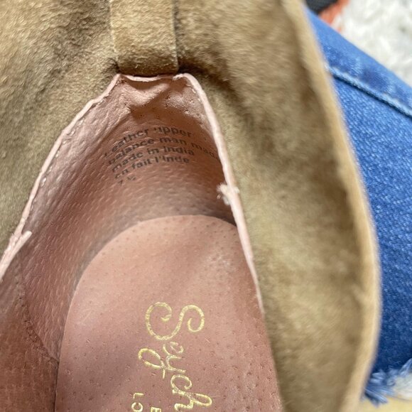 Seychelles Dwelling Bootie Size 7.5 Ankle Boot Western Stacked Heel Leather - Picture 11 of 12